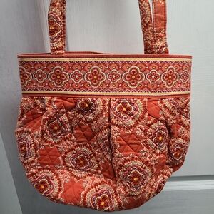 Vera Bradley Orange Floral Shoulder Bag